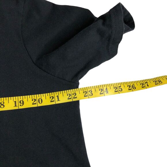 VTG Passion-I Top Womens L Black Hot Air Balloon Embroidered Bling 1/4 Zip Y2K - Picture 13 of 13